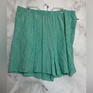 NWT Koret Francisca Buffalo Check High Rise Boyfriend Shorts